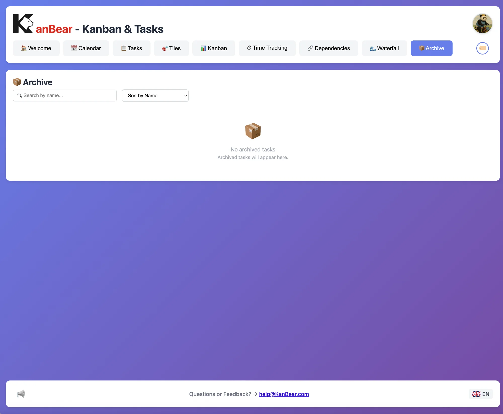 KanBear Archive View